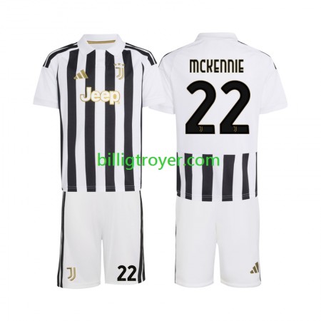 Billige Fotballdrakter Juventus Weston McKennie 22 Barn Hjemmedraktsett 2026/27 Kortermet